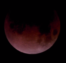 Still from the eclipse video